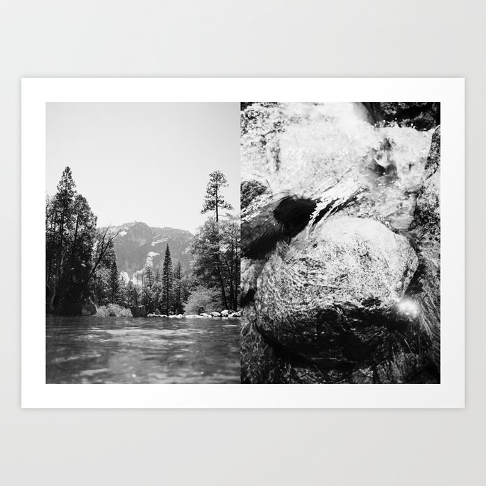Yosemite Stream Art Print
