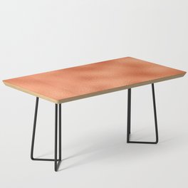 Orange Neon Glass Foil Modern Collection Coffee Table