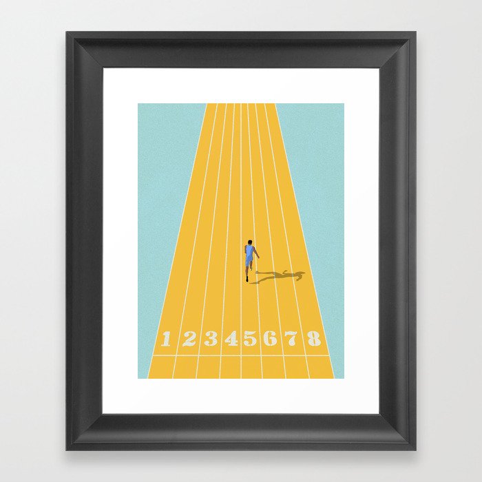 Go for the Gold Framed Art Print