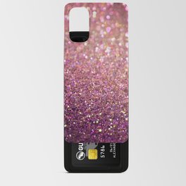 Mauve Iridescent Glitter Android Card Case