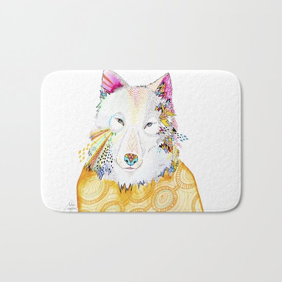 Wolf Bath Mat