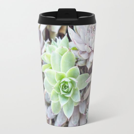 Sea of Succulents Travel Mug