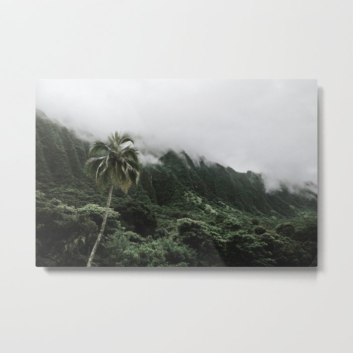 Cloudy Hawaii (1) Metal Print
