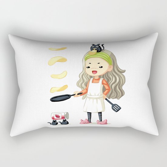 Pancake Master Rectangular Pillow