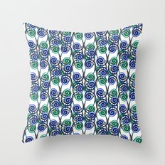 Swirly Pattern Throw Pillow