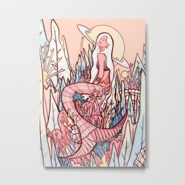 A mermaid from another world Metal Print