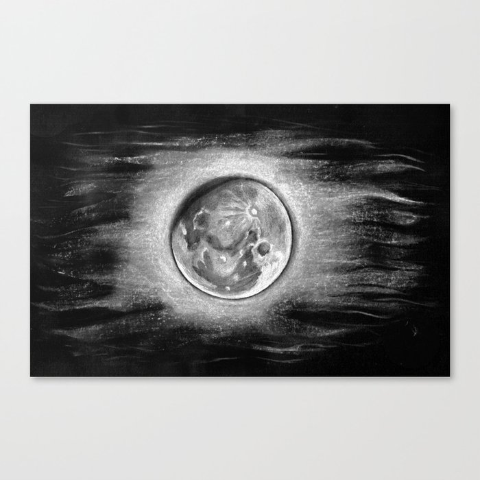By the light of the Moon Canvas Print