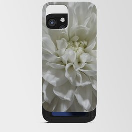 White Floral iPhone Card Case
