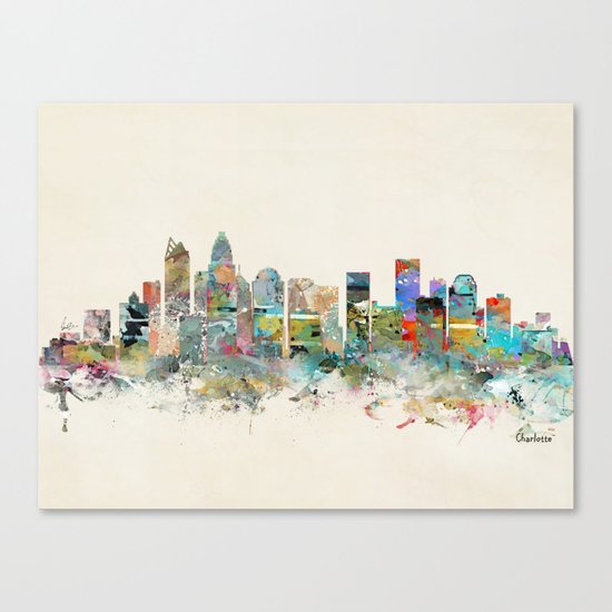 charlotte north carolina Canvas Print