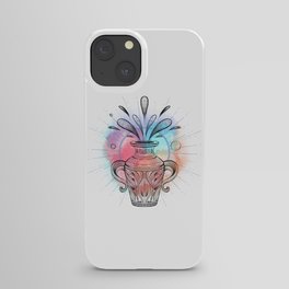 Zodiac Aquarius iPhone Case