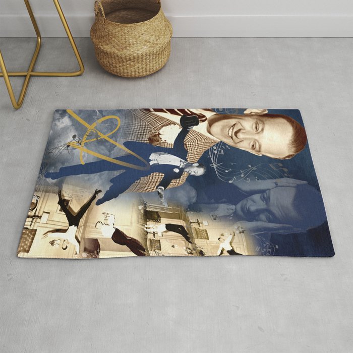 Fred Astaire Collage Portrait 4 Rug