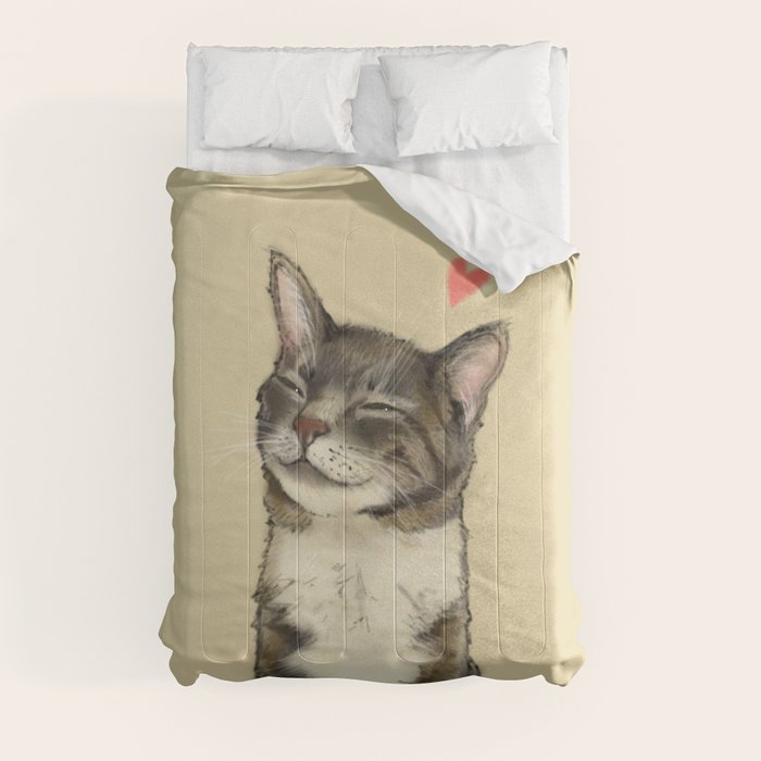 I meow you! Comforter