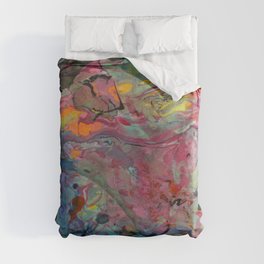 Abstract Painting ; Cosmos Duvet Cover