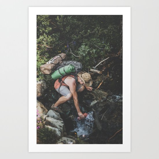 Water break Art Print