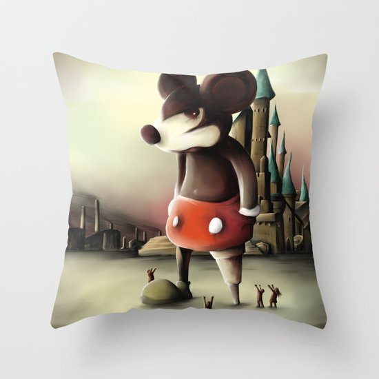 Mickey's Kingdom Throw Pillow