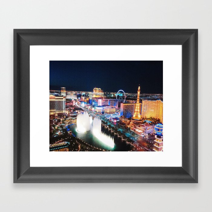 Vegas Strip Framed Art Print