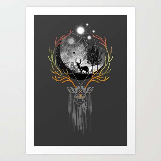 deer to dream Art Print