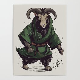 Ninja Goat  Poster