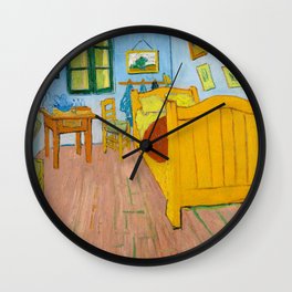 The Bedroom, 1888 by Vincent van Gogh Wall Clock