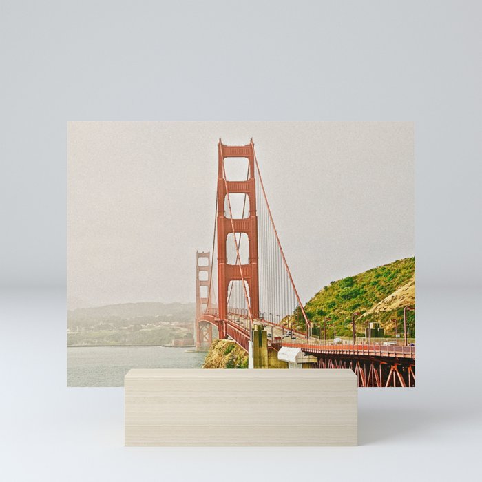 Golden Gate Bridge Iii Mini Art Print By Somewherewithher