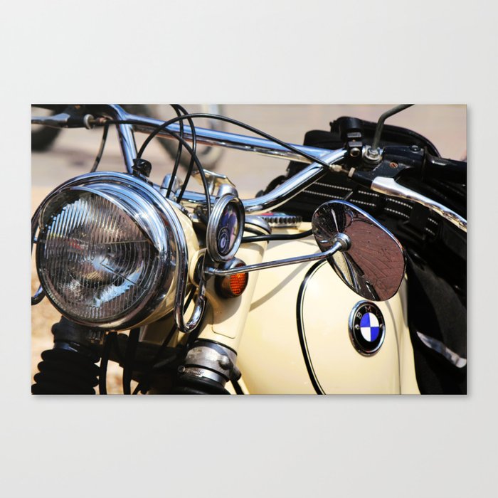 Motorcycle Vintage Canvas Print