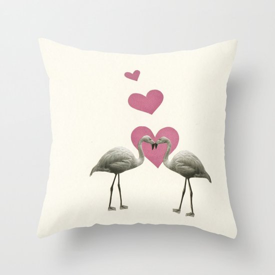 Love Birds Throw Pillow