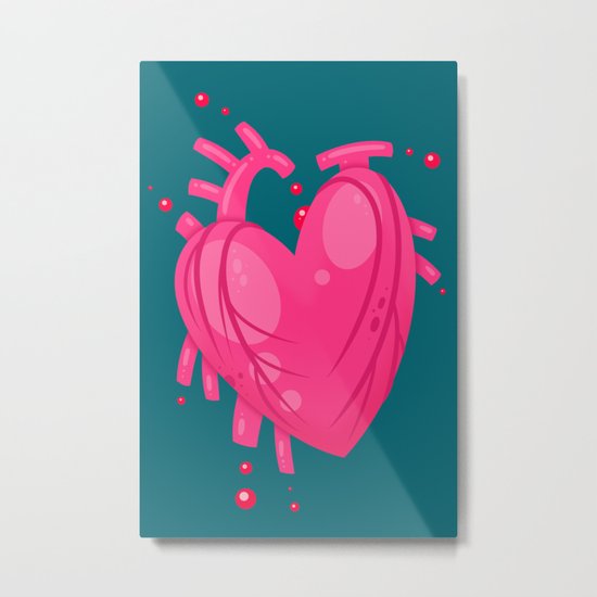Simple Heart Metal Print