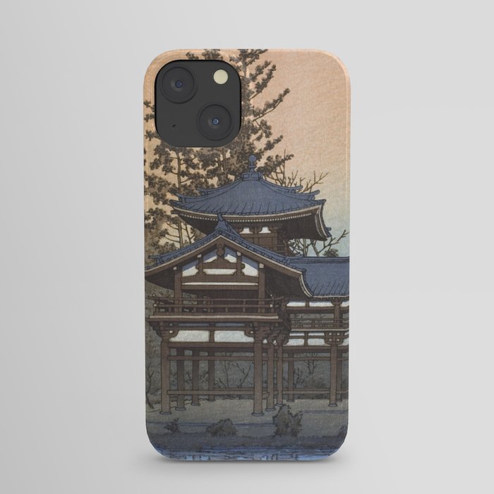 Hasui Kawase, Byodoin Temple In Kyoto - Vintage Japanese Woodblock Print Art iPhone Case