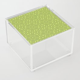 Seamless arabic geometric ornament in green color Acrylic Box