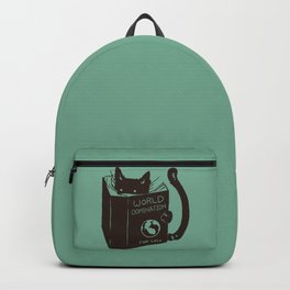 World Domination for Cats (Green) Backpack