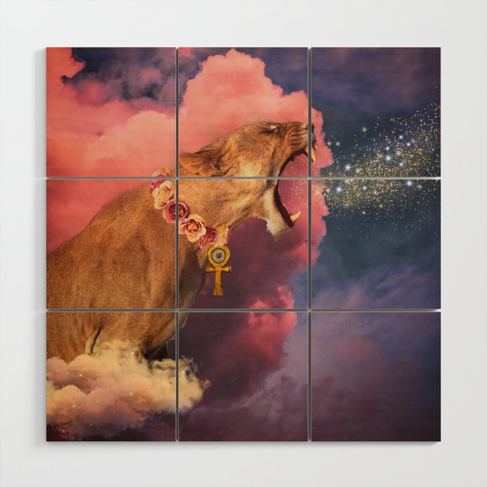 Lion's Gate Portal Wood Wall Art