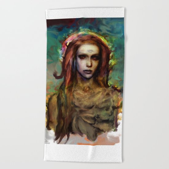 leo Beach Towel