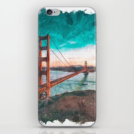 Golden Gate iPhone Skin