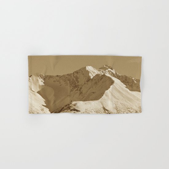 Majestic Mountain - Sepia Hand & Bath Towel