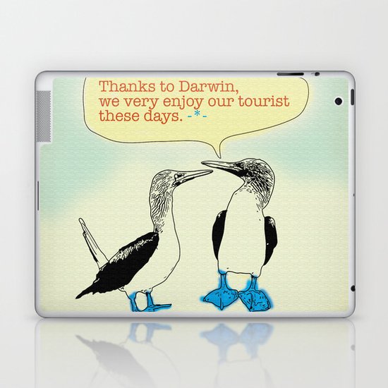 Leave Galapagos alone,pls. Laptop & iPad Skin
