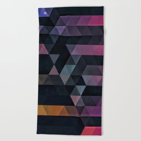ypsyde dwwnsyde Beach Towel