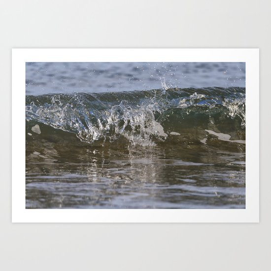 Small wave Art Print
