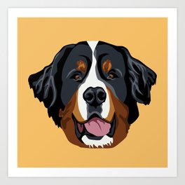 Bernese Mountain Dog Art Print