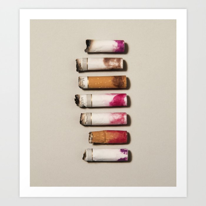 Cigarettes Art Print