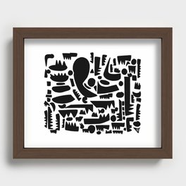 African Recessed Framed Print