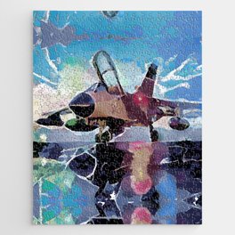 Fasbytes Aviation Helicopter Artwork  Jigsaw Puzzle