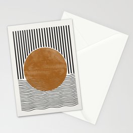 Abstract Modern  Stationery Card