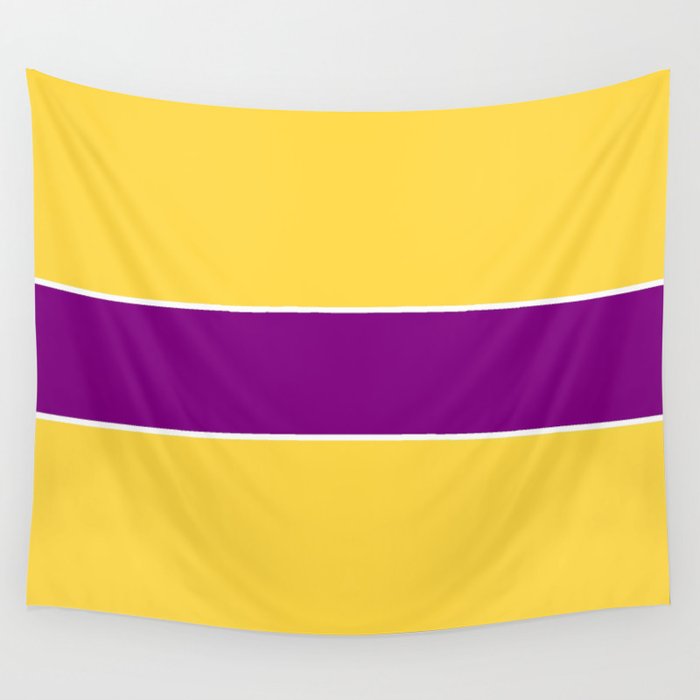 just two colors 11: orange and purple Wall Tapestry