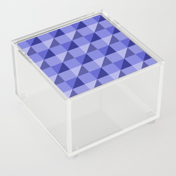 Very Peri Grid Acrylic Box