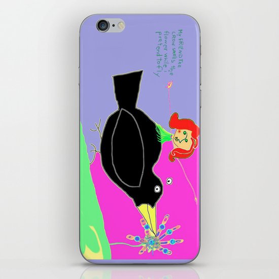 wimsy and the crow iPhone & iPod Skin