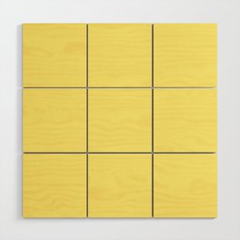 Solid Pale Corn Yellow Color Wood Wall Art