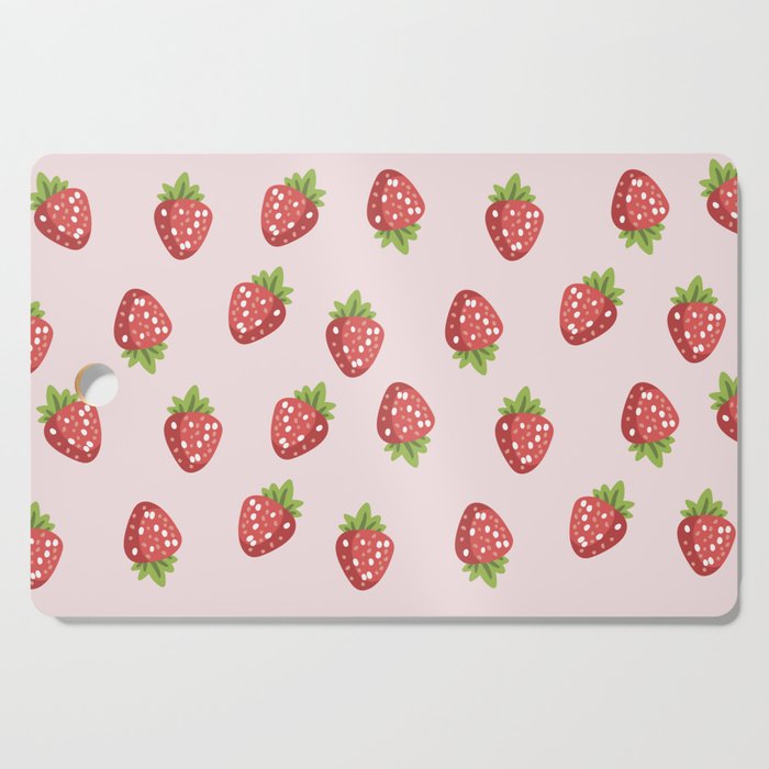 Strawberries Pattern Cutting Board