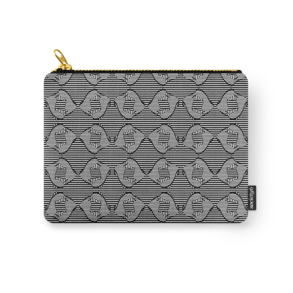 Abstract Stripes Pattern Carry-All Pouch by harrycat