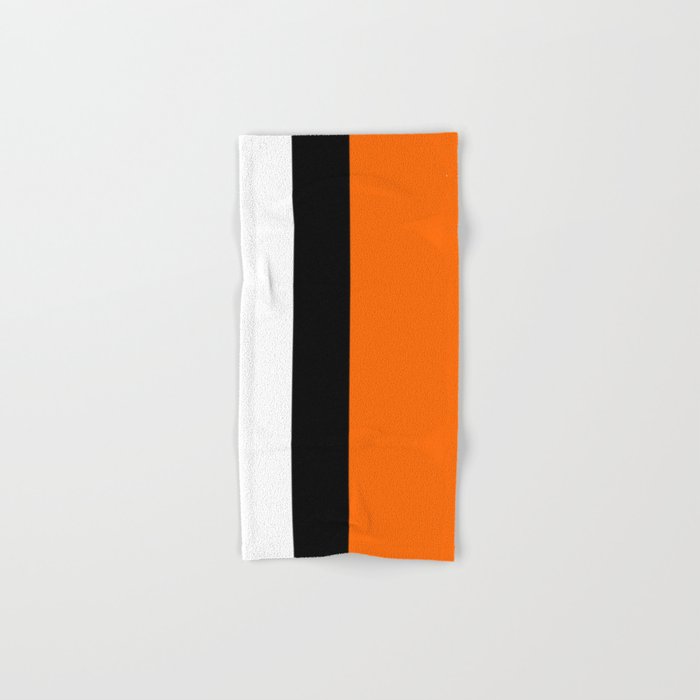 Orange and black towels sales