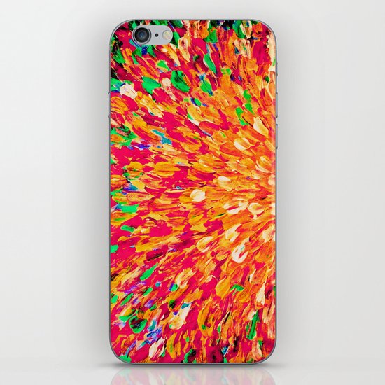 NEON SPLASH - WOW Intense Dash of Cheerful Color, Bold Water Waves Nature Lovers Modern Abstract iPhone & iPod Skin